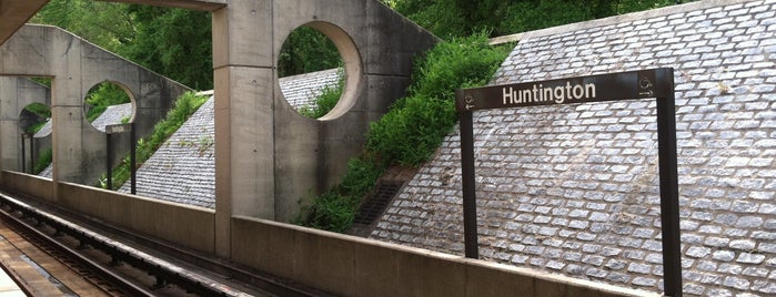 Huntington Metro Station is one of WMATA Train Stations.