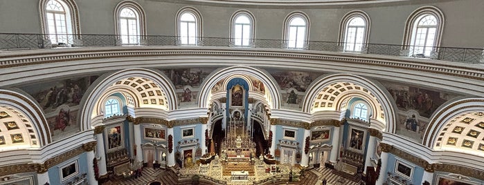 Rotunda of St Marija Assunta (The Mosta Dome) is one of Malta.