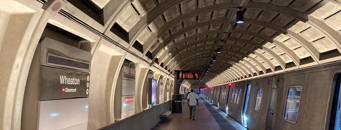 Wheaton Metro Station is one of WMATA Train Stations.