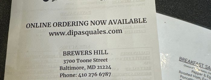 DiPasquale’s is one of Do: Baltimore ☑️.