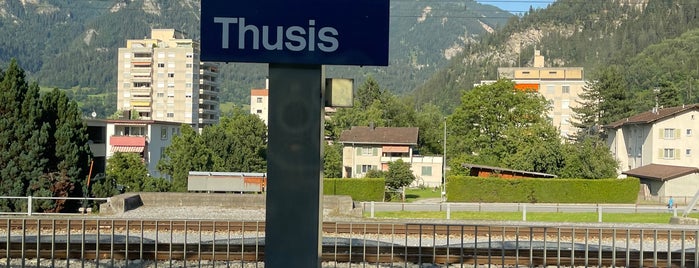 Bahnhof Thusis is one of Meine Bahnhöfe.