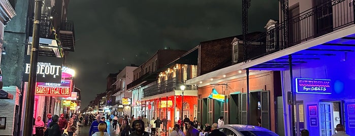 Bourbon St. French Quarter is one of Christin "X1"’s Liked Places.