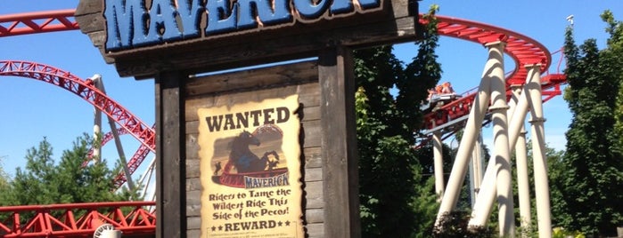 Maverick is one of Conquering Cedar Point.