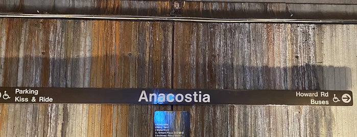 Anacostia Metro Station is one of WMATA Train Stations.