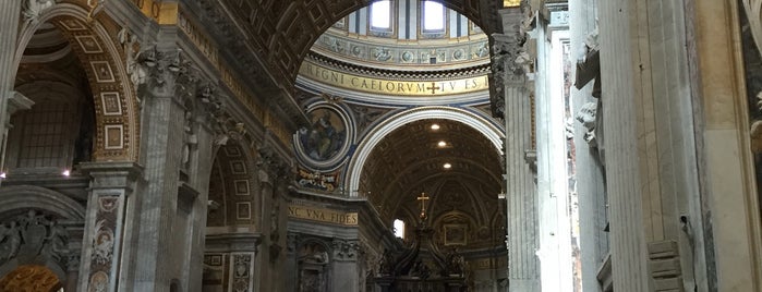 St. Peter's Basilica is one of NYC➡️SPAIN➡️FRANCE➡️ITALY Trip.