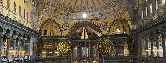 The Hagia Sophia Grand Mosque is one of Istanbul, Turkey.