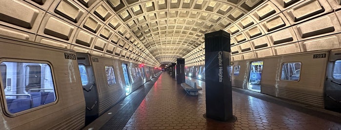 Capitol Heights Metro Station is one of WMATA Train Stations.