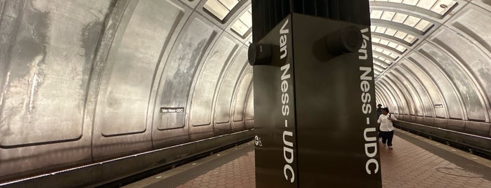 Van Ness-UDC Metro Station is one of WMATA Train Stations.