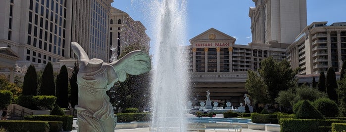 Caesars Palace Gardens is one of Vegas.