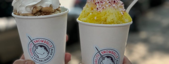 Quality Snowballs is one of Do: Baltimore ☑️.