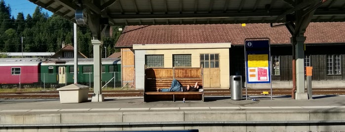 Bahnhof Langnau i.E. is one of Meine Bahnhöfe.