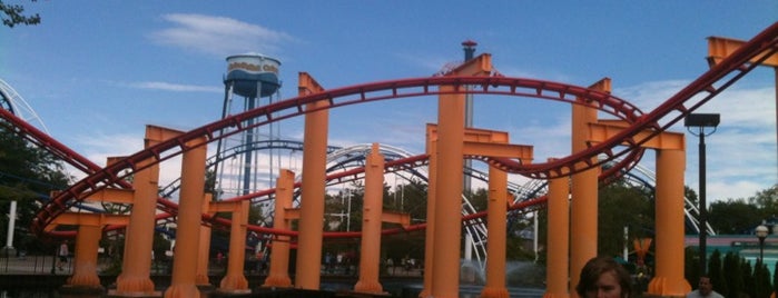 Iron Dragon is one of Conquering Cedar Point.