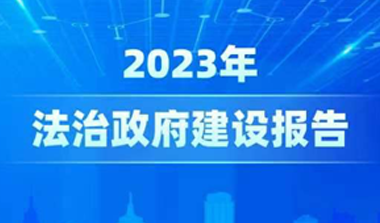 2023年法治政府建设报告