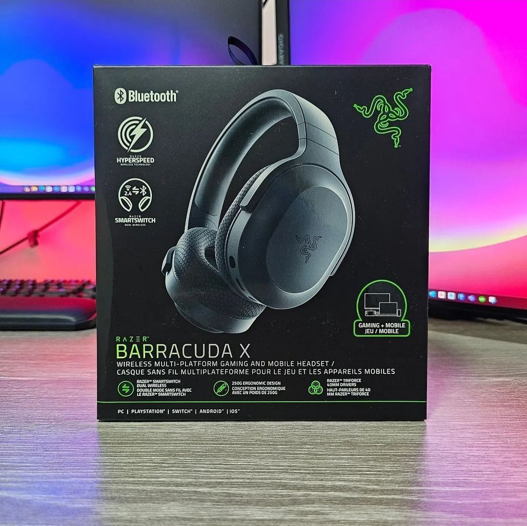 Оригинал! RAZER Barracuda X 2022 Bluetooth/2,4Гц Беспроводные Наушники