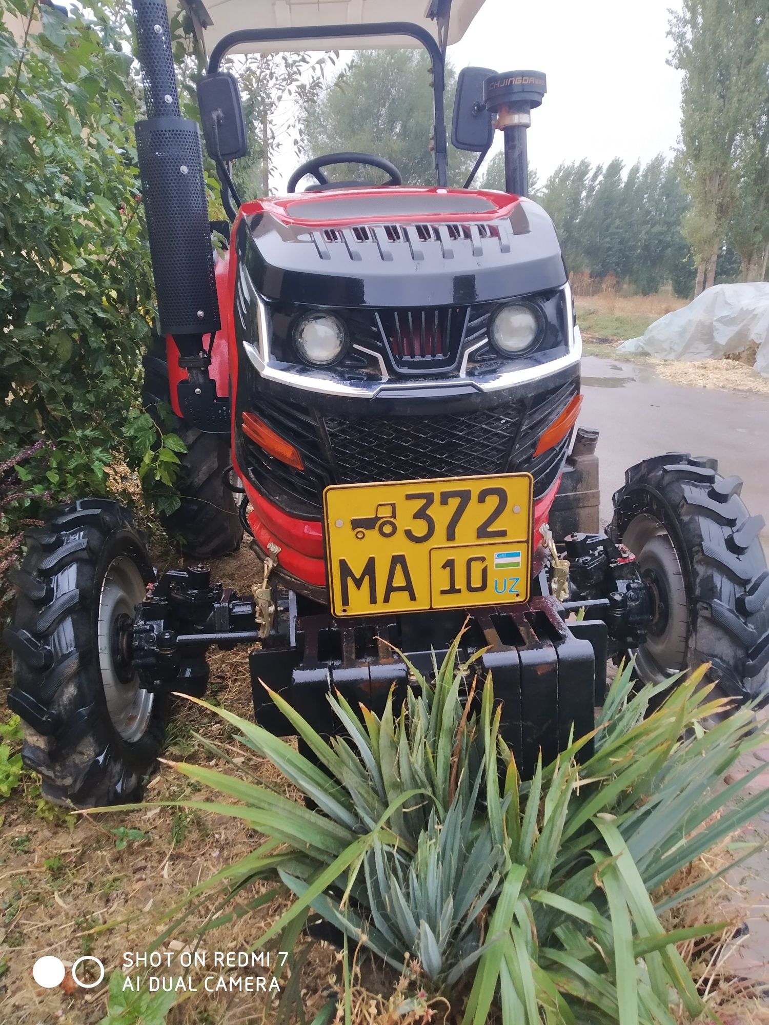 Mini traktor yangi 2024 fevral 40 ot kuchiga ega oldi orqa tortadi 4 p