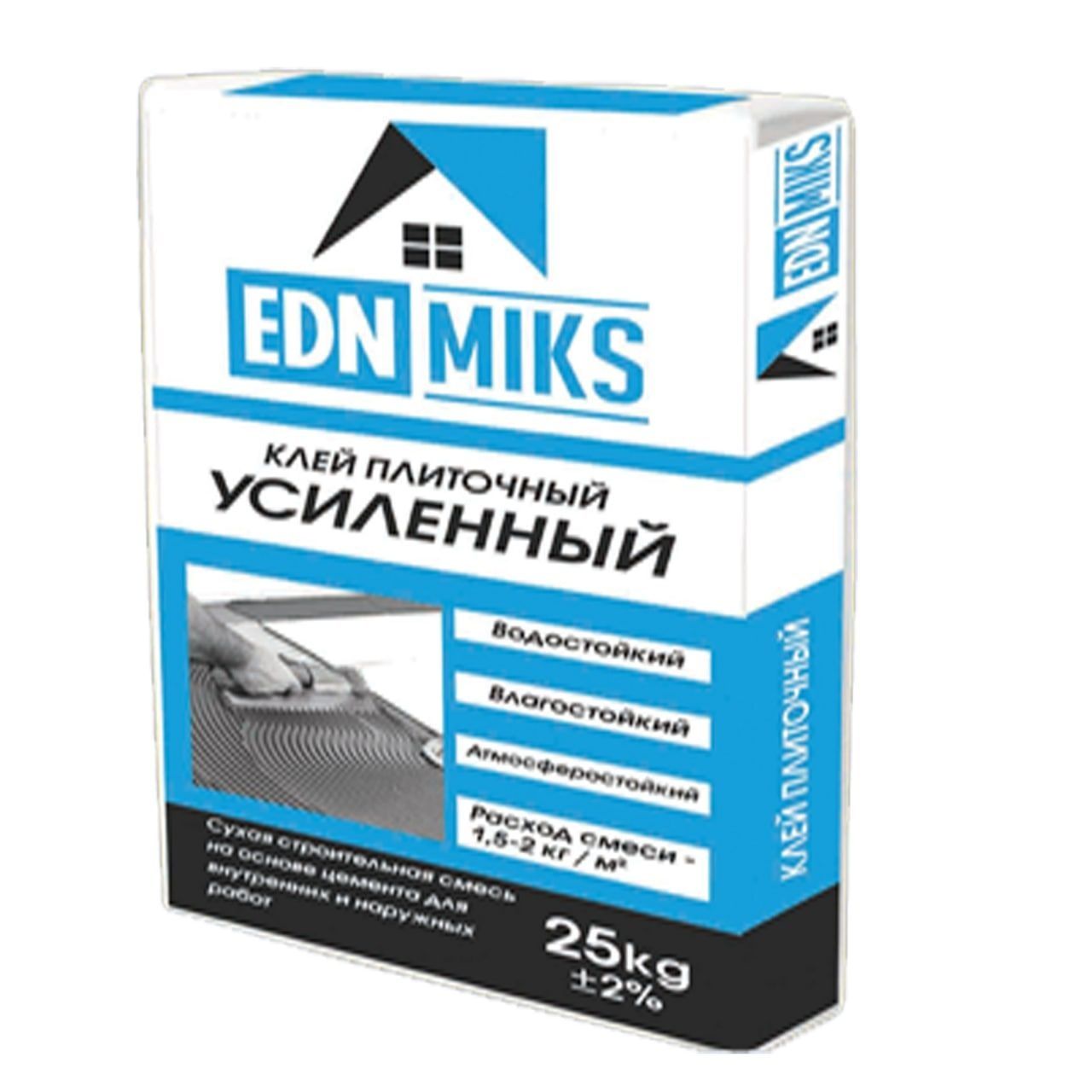 Сухой смеси EDN MIKS қурилиш қоришмалари. Сифатига 100% кафолат.