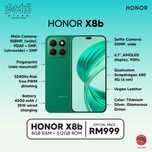 Honor X8B gren 256gb full