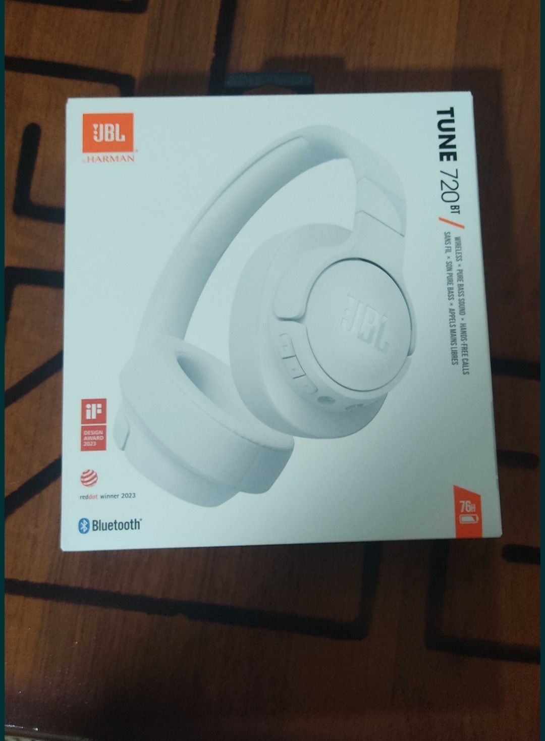 Абсолютно новый наушник Jbl Tune 720bt поддерживает Bluetooth идеальны