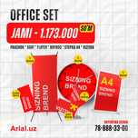 Super Narx ! Office Set 6 xil mahsulot