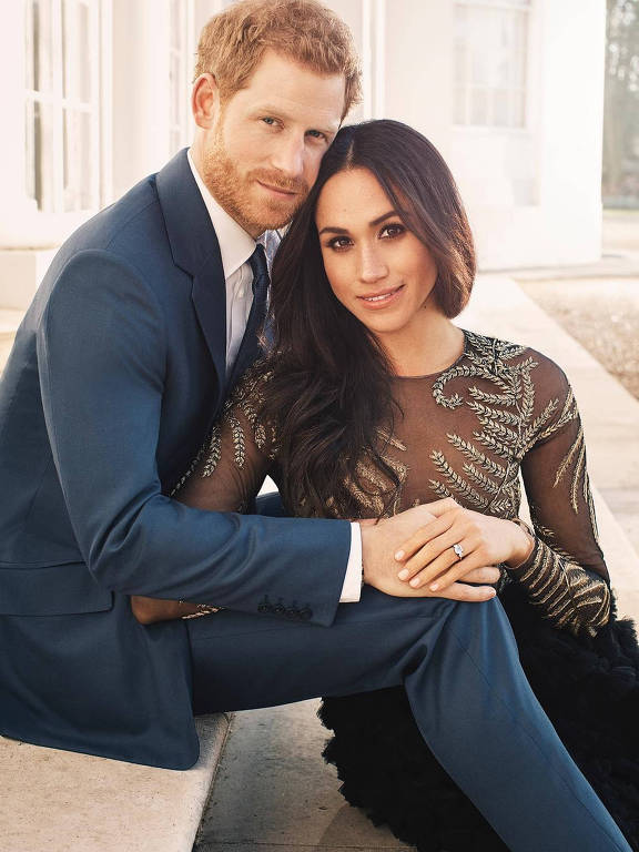 Imagens de Príncipe Harry e  Meghan Markle