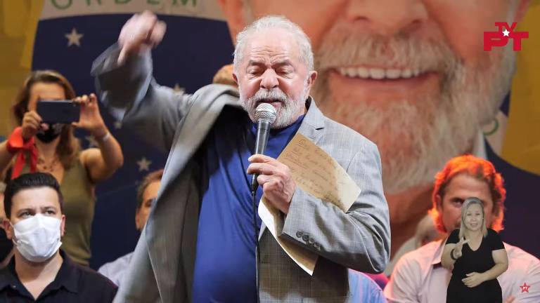 Este é o ex-presidente Lula em 2022