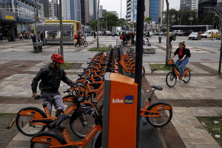 Prefeitura de SP propõe limitar estações de compartilhamento de bicicletas