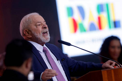 FILE PHOTO: Brazil's President Luiz Inacio Lula da Silva attends a ceremony at the Planalto Palace in Brasilia, Brazil March 21, 2023. REUTERS/Adriano Machado/File Photo ORG XMIT: FW1