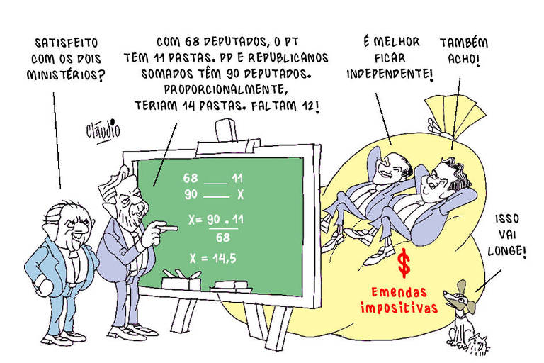 Meia-sola ministerial vai contentar o centrão?