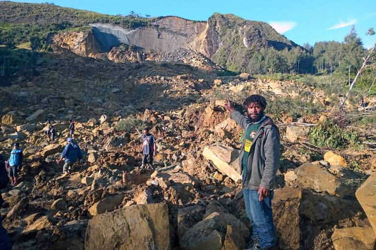 Centenas ficam soterradas após deslizamento de terra em Papua-Nova Guiné; vídeo