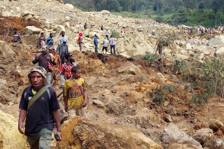 Governo de Papua-Nova Guiné eleva para 2.000 estimativa de mortos após deslizamento de terra