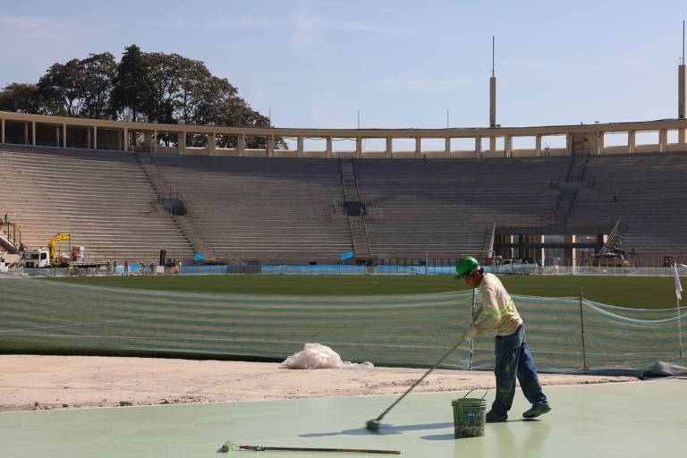 Como deve ficar o Pacaembu depois da conclusão das obras, ainda sem previsão