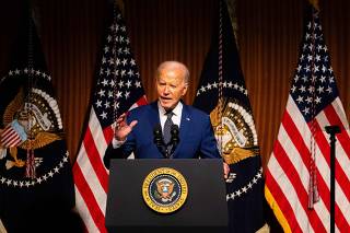 President Joe Biden Delivers Keynote Address At The 60th Anniversary Of The Civil Rights Act At The LBJ Presidential Library