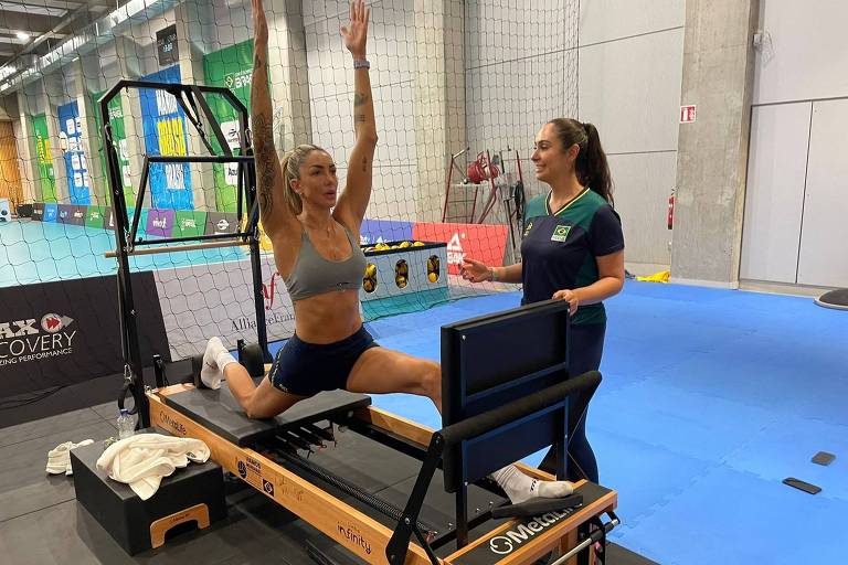 Equipe feminina de vôlei, que disputa o bronze, aposta no pilates para trabalhar corpo e mente