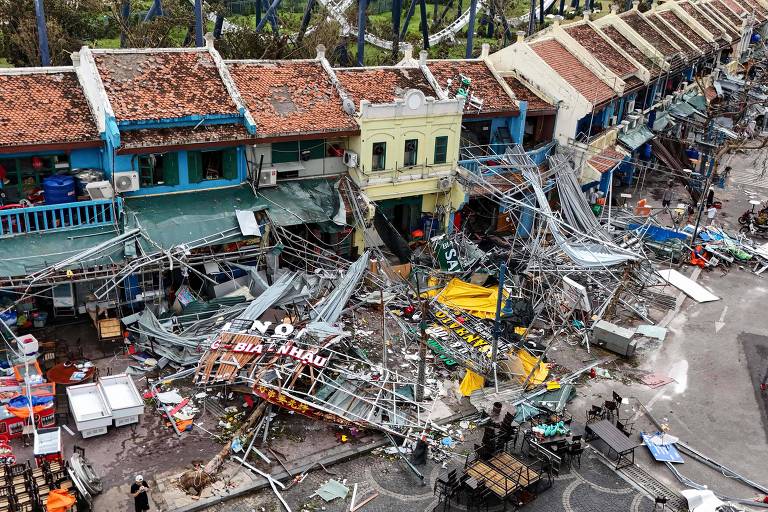 Yagi deixa rastro de destruição no Vietnã, e balanço de mortes causadas por tufão ultrapassa 40