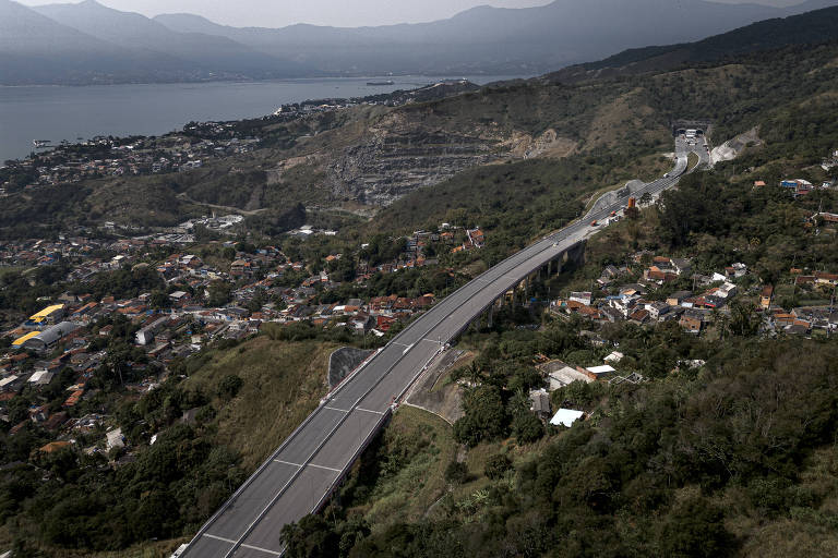 Novo contorno sul da Tamoios será aberto ao público nesta segunda (18) com pedágio a R$ 5,20