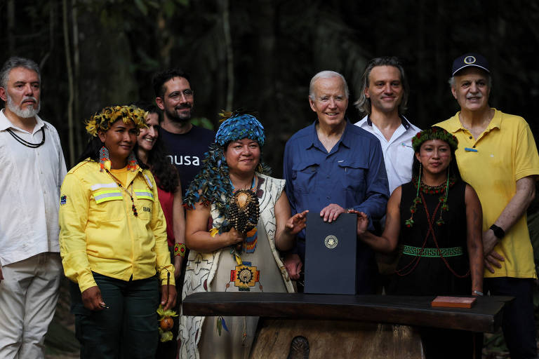 Saiba quem acompanhou Biden em visita ao Museu da Amazônia, em Manaus