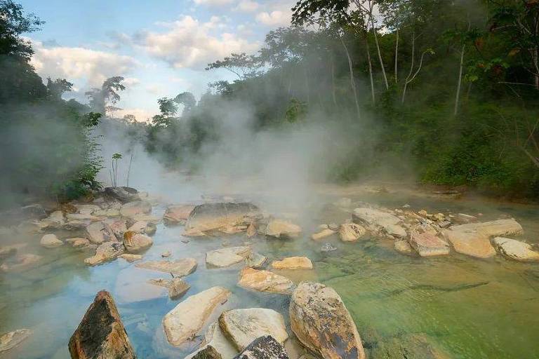 O que 'rio fervente' da Amazônia revela sobre aquecimento do planeta