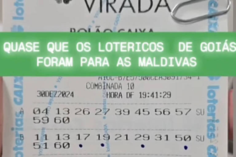 Donos de lotéricas em Goiás fazem bolão de R$ 20 mil e acertam quadra na Mega da Virada