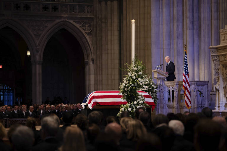 O funeral do ex-presidente dos EUA Jimmy Carter, na Catedral de Washington