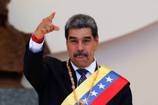 President Nicolas Maduro's inauguration for a third six-year term in Caracas