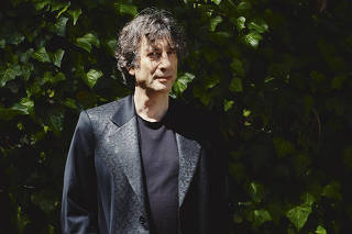 The author Neil Gaiman in Los Angeles.