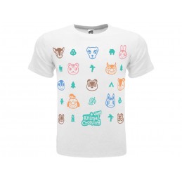 MAGLIA T SHIRT ANIMAL CROSSING CHARACTERS