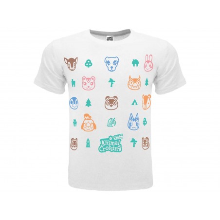 MAGLIA T SHIRT ANIMAL CROSSING CHARACTERS