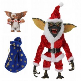 NECA GREMLINS SANTA STRIPE AND GIZMO ACTION FIGURE