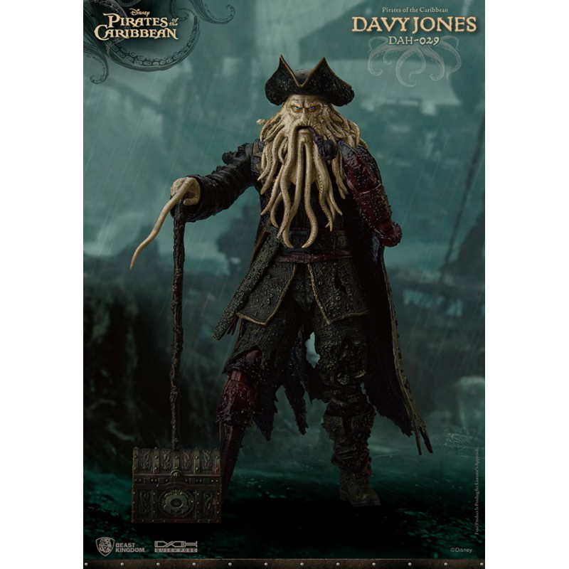 I PIRATI DEI CARAIBI DAVY JONES DAH-029 ACTION FIGURE BEAST KINGDOM