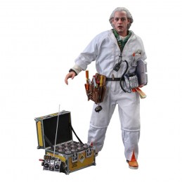 BACK TO THE FUTURE RITORNO AL FUTURO DOC BROWN MASTERPIECE DELUXE ACTION FIGURE HOT TOYS