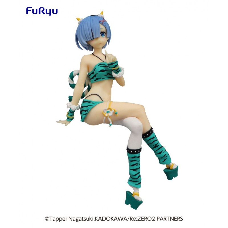 RE:ZERO REM DEMON NOODLE STOPPER FIGURE STATUA FURYU