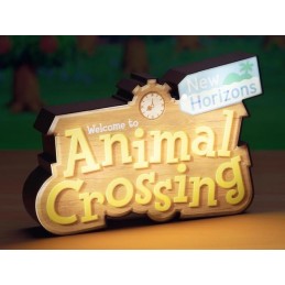 ANIMAL CROSSING NEW HORIZONS LOGO LIGHT LAMPADA PALADONE PRODUCTS