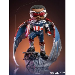 CAPTAIN AMERICA FALCON SAM WILSON MINICO FIGURE STATUA IRON STUDIOS