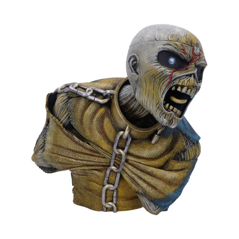 IRON MAIDEN PIECE OF MIND EDDIE BUST BOX FIGURE NEMESIS NOW